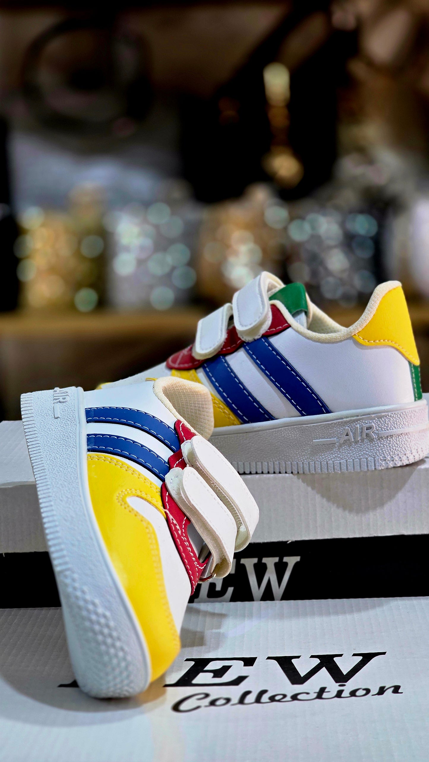 Cırtlı Renkli Çocuk Spor Ayakkabı