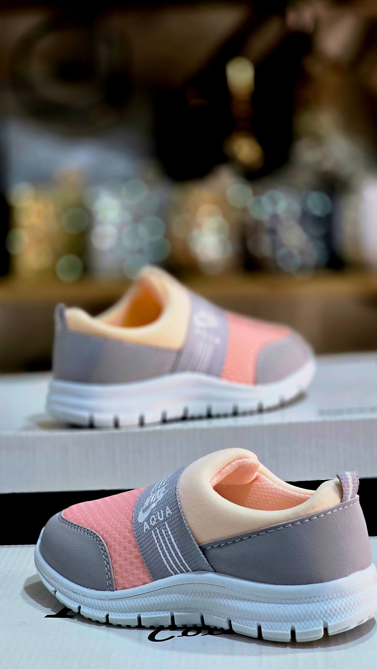 Fileli Bağcıksız Çocuk Spor Ayakkabı