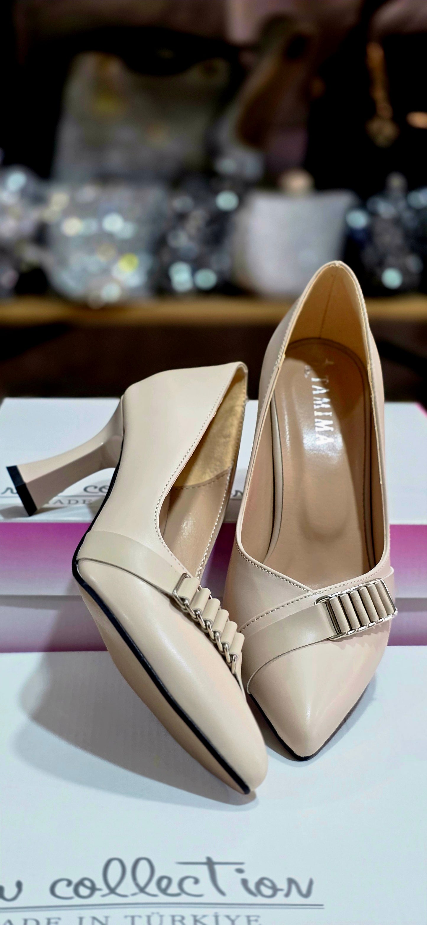 Kalın Topuklu Kadın Abiye Ayakkabı