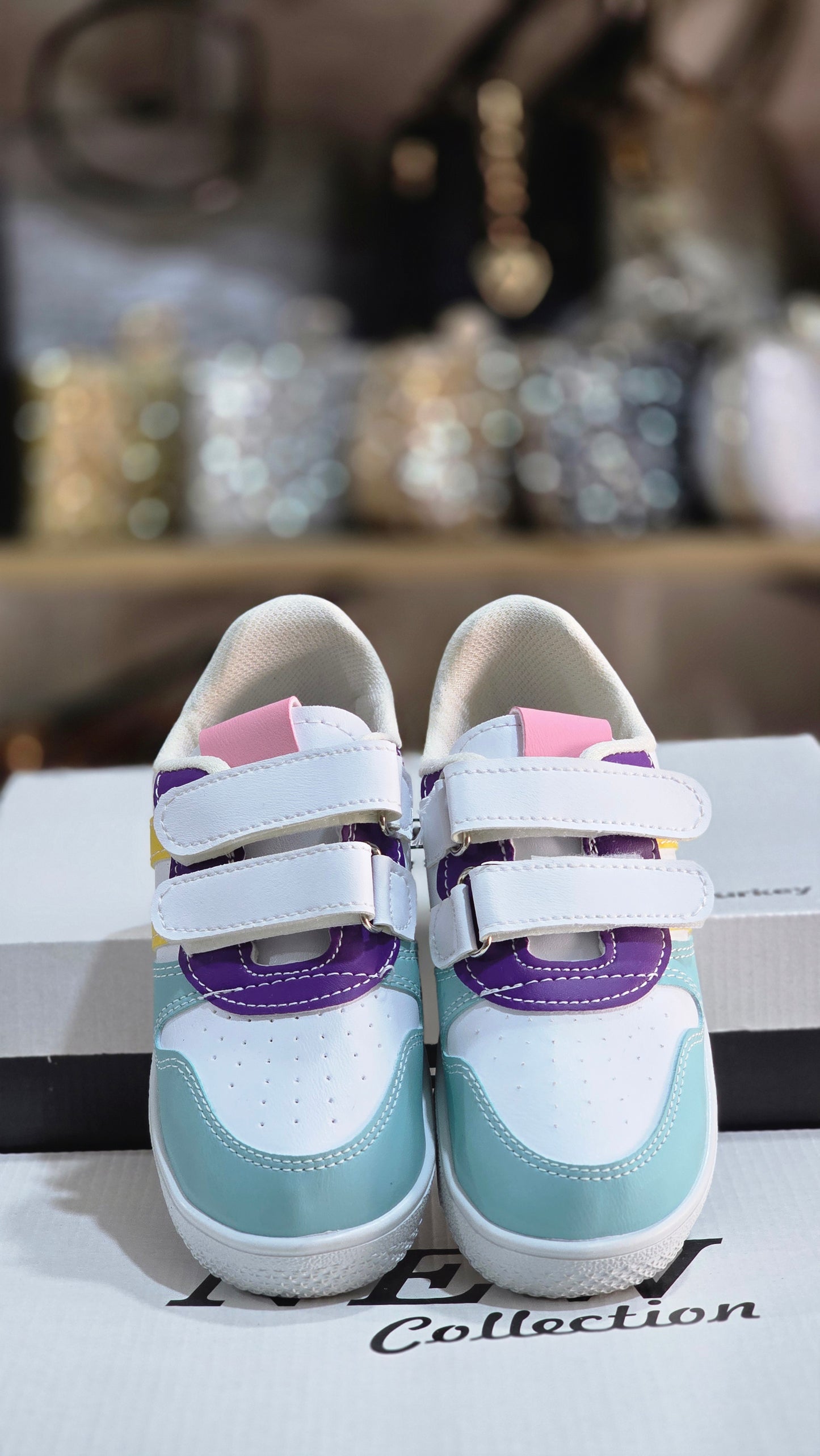 Cırtlı Renkli Çocuk Spor Ayakkabı