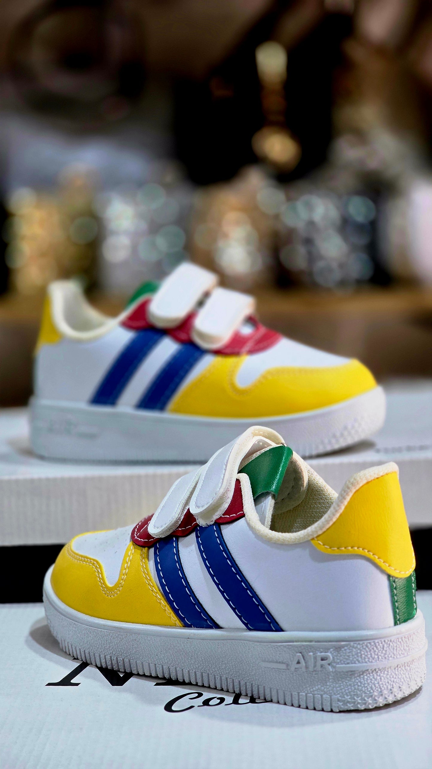 Cırtlı Renkli Çocuk Spor Ayakkabı