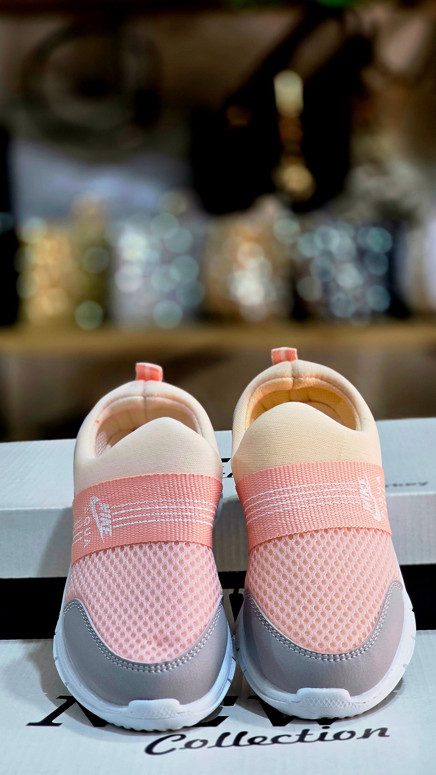 Fileli Bağcıksız Çocuk Spor Ayakkabı