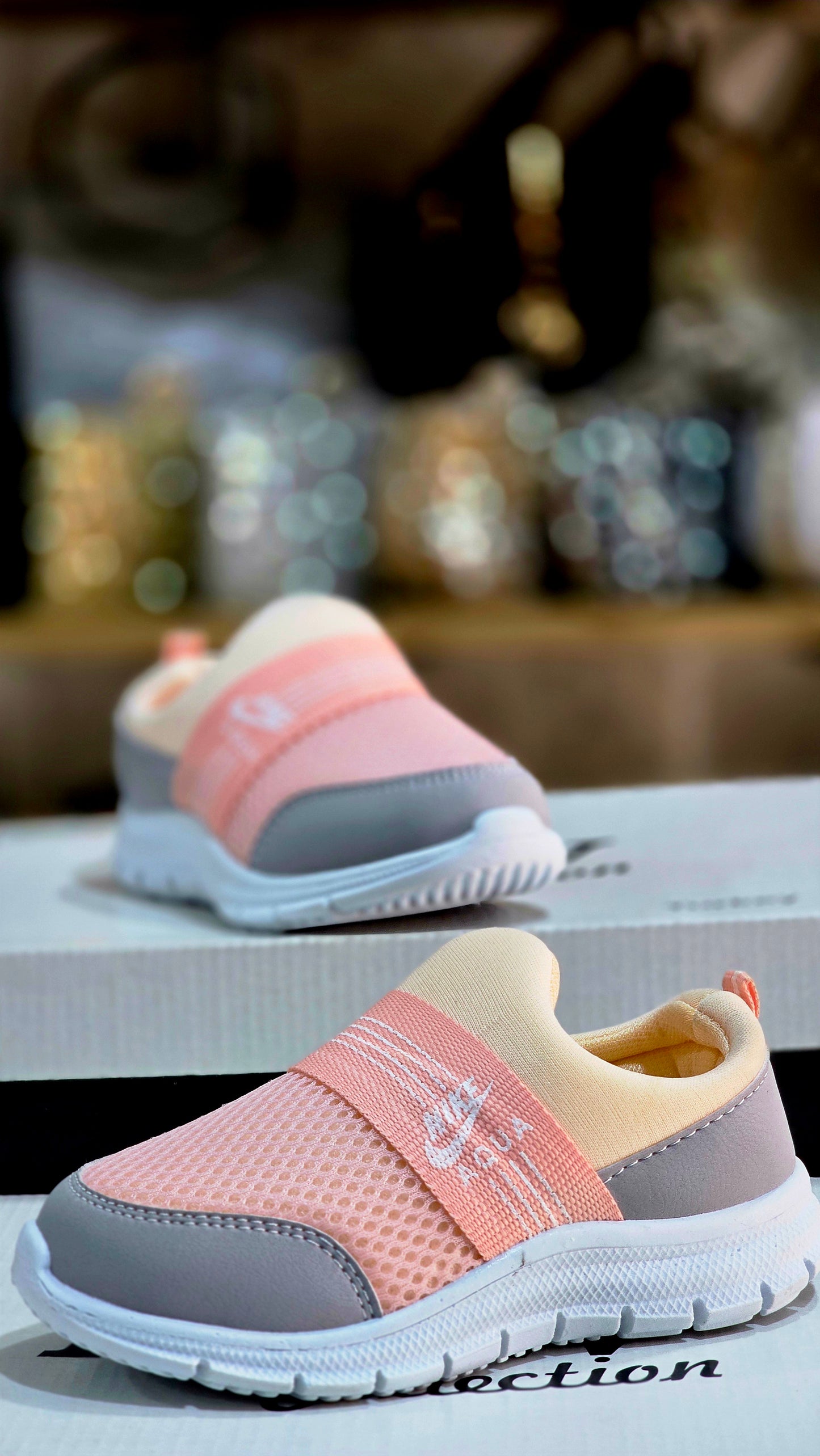 Fileli Bağcıksız Çocuk Spor Ayakkabı