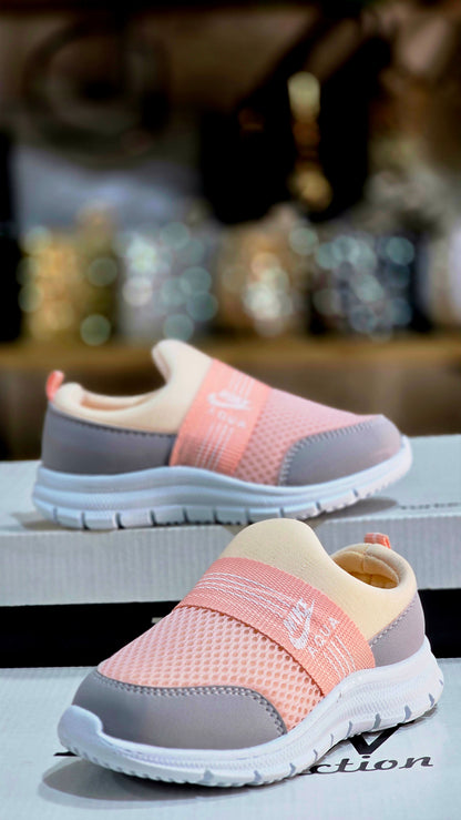 Fileli Bağcıksız Çocuk Spor Ayakkabı