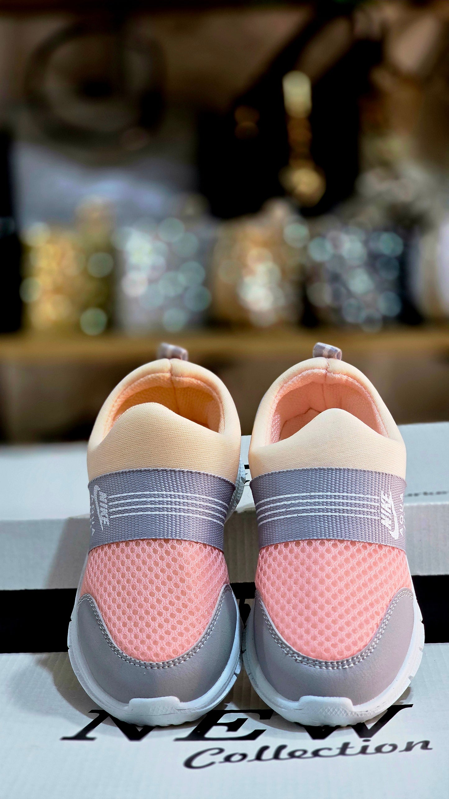 Fileli Bağcıksız Çocuk Spor Ayakkabı