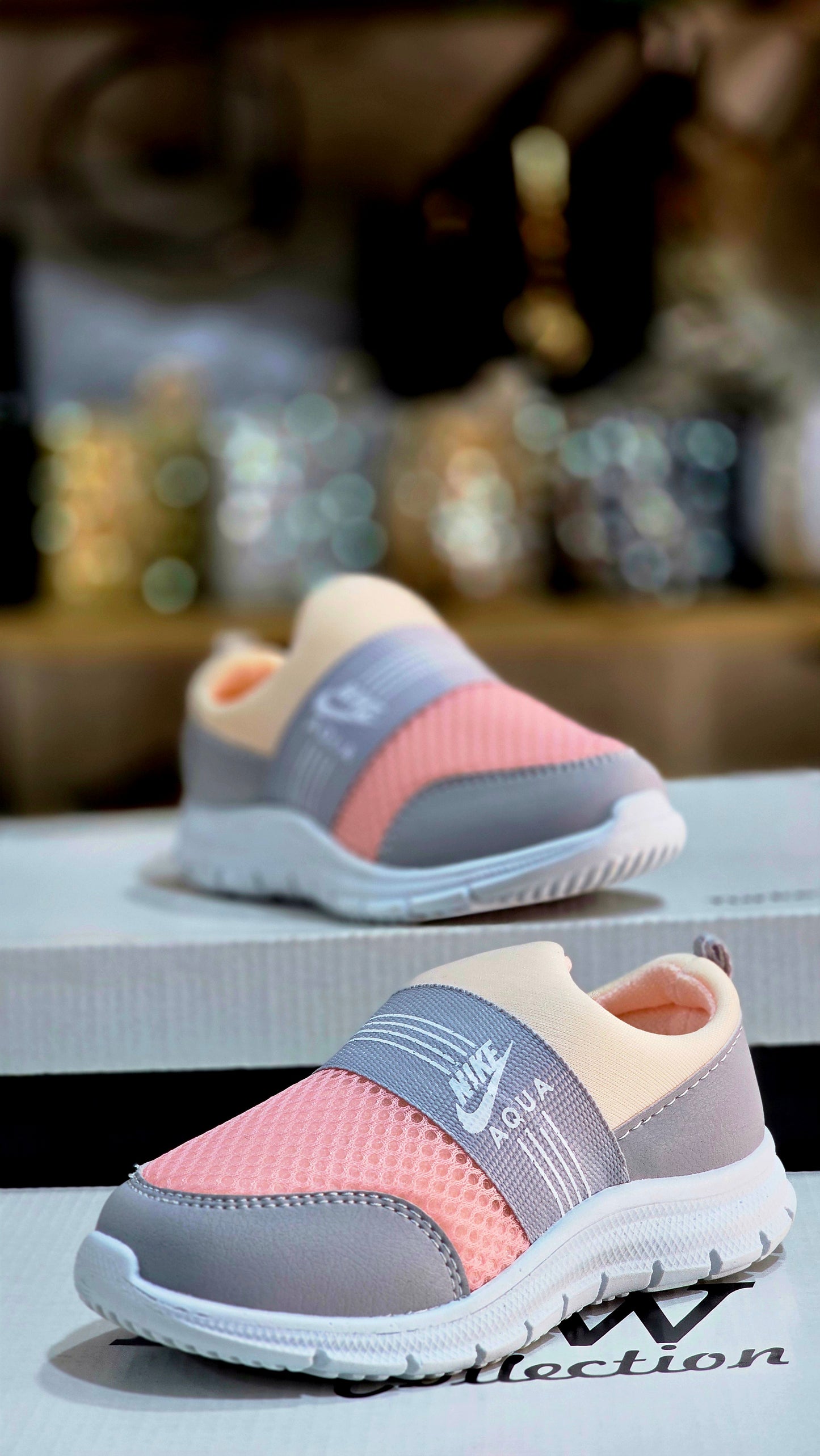 Fileli Bağcıksız Çocuk Spor Ayakkabı