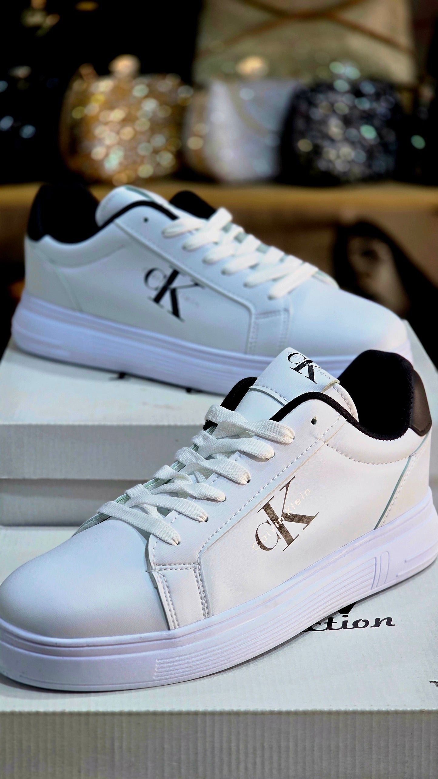 CK Klasik Beyaz Erkek Spor Ayakkabı