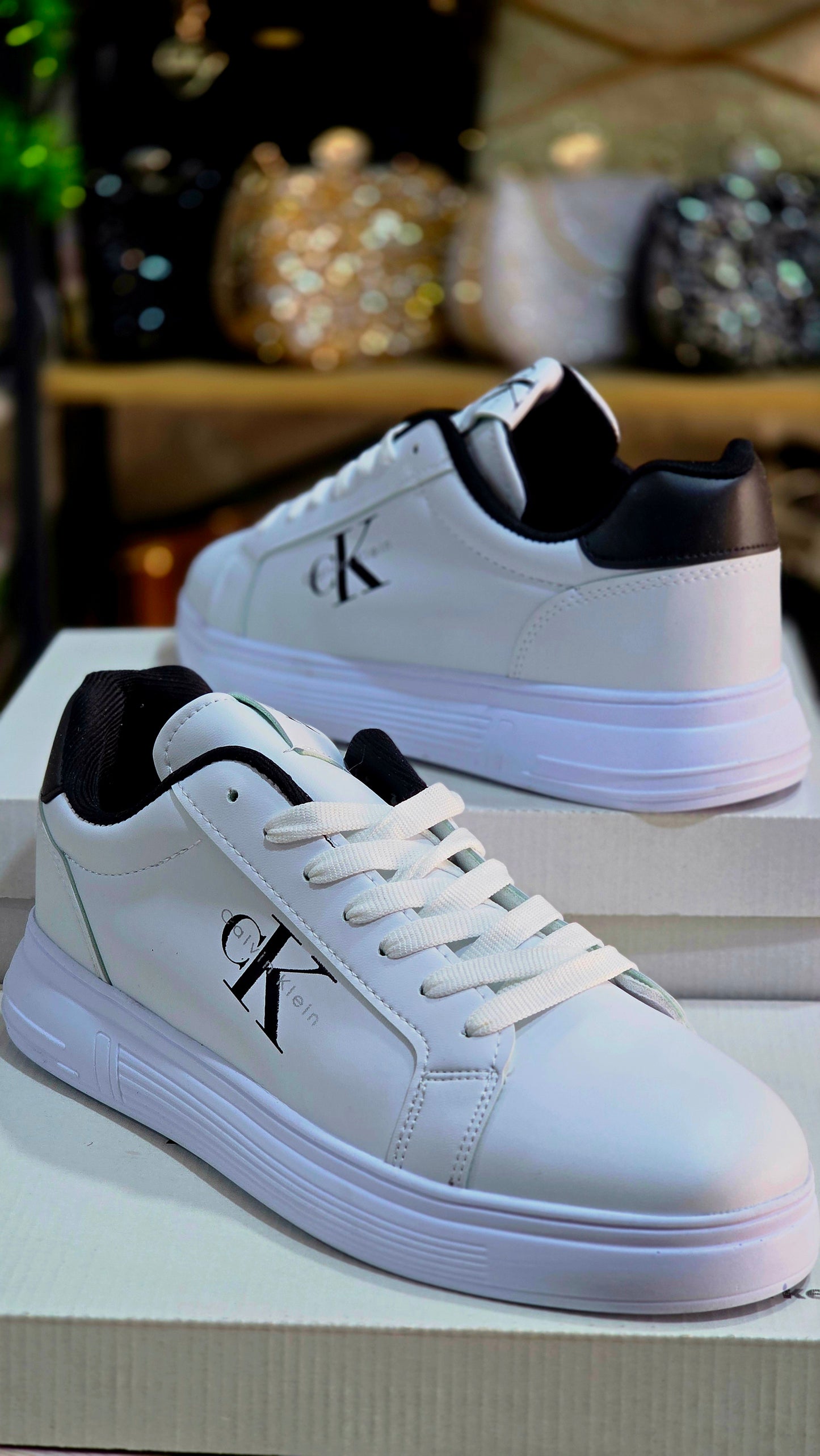 CK Klasik Beyaz Erkek Spor Ayakkabı
