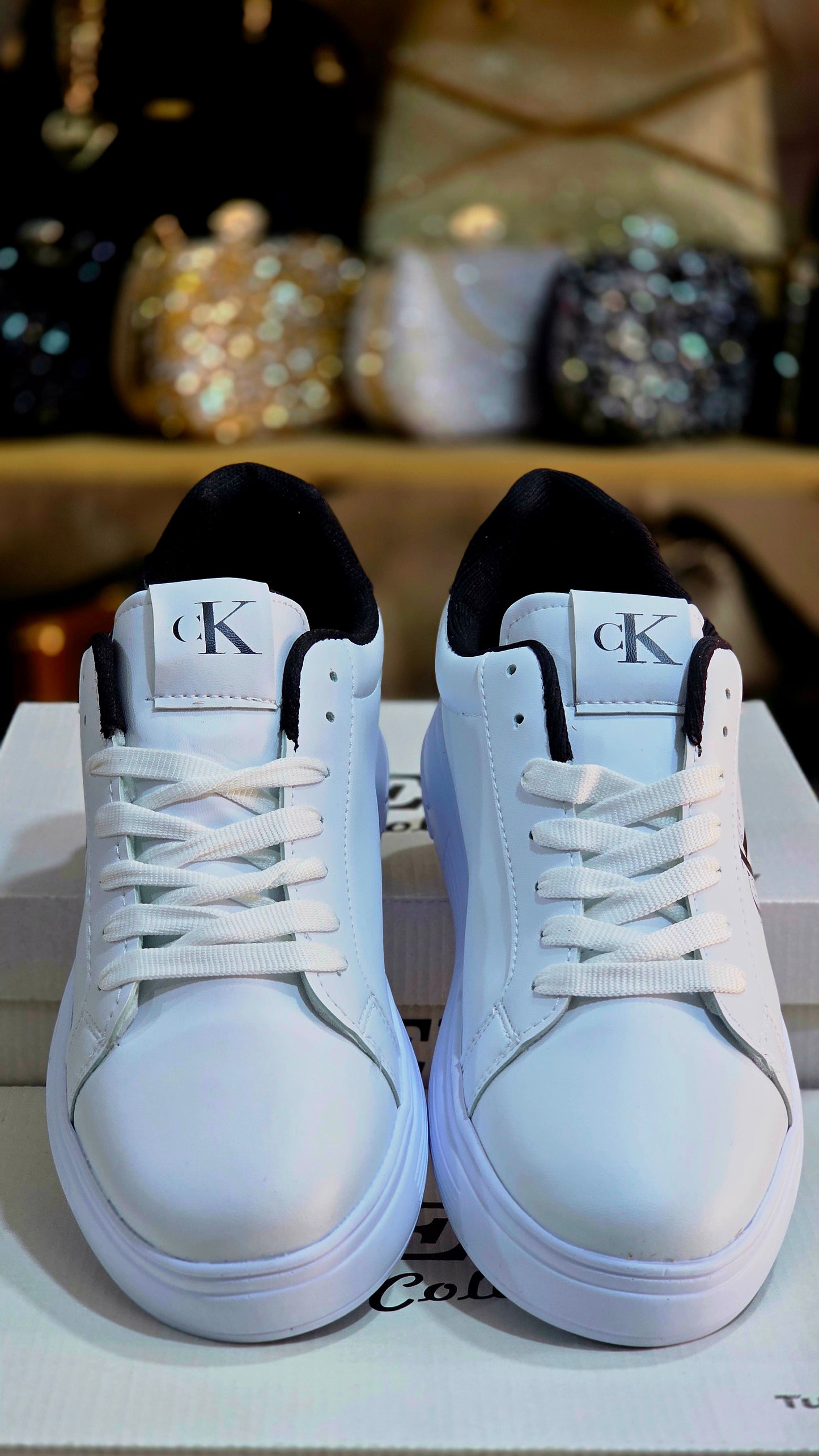 CK Klasik Beyaz Erkek Spor Ayakkabı