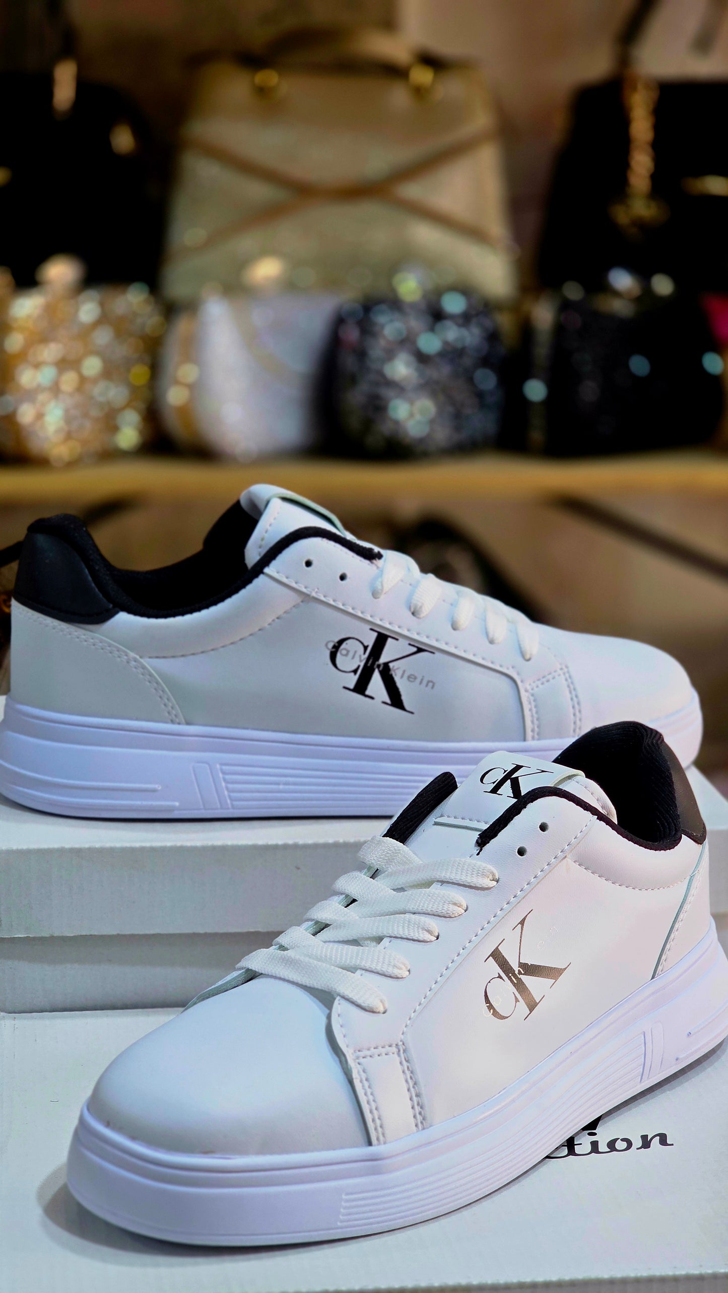 CK Klasik Beyaz Erkek Spor Ayakkabı