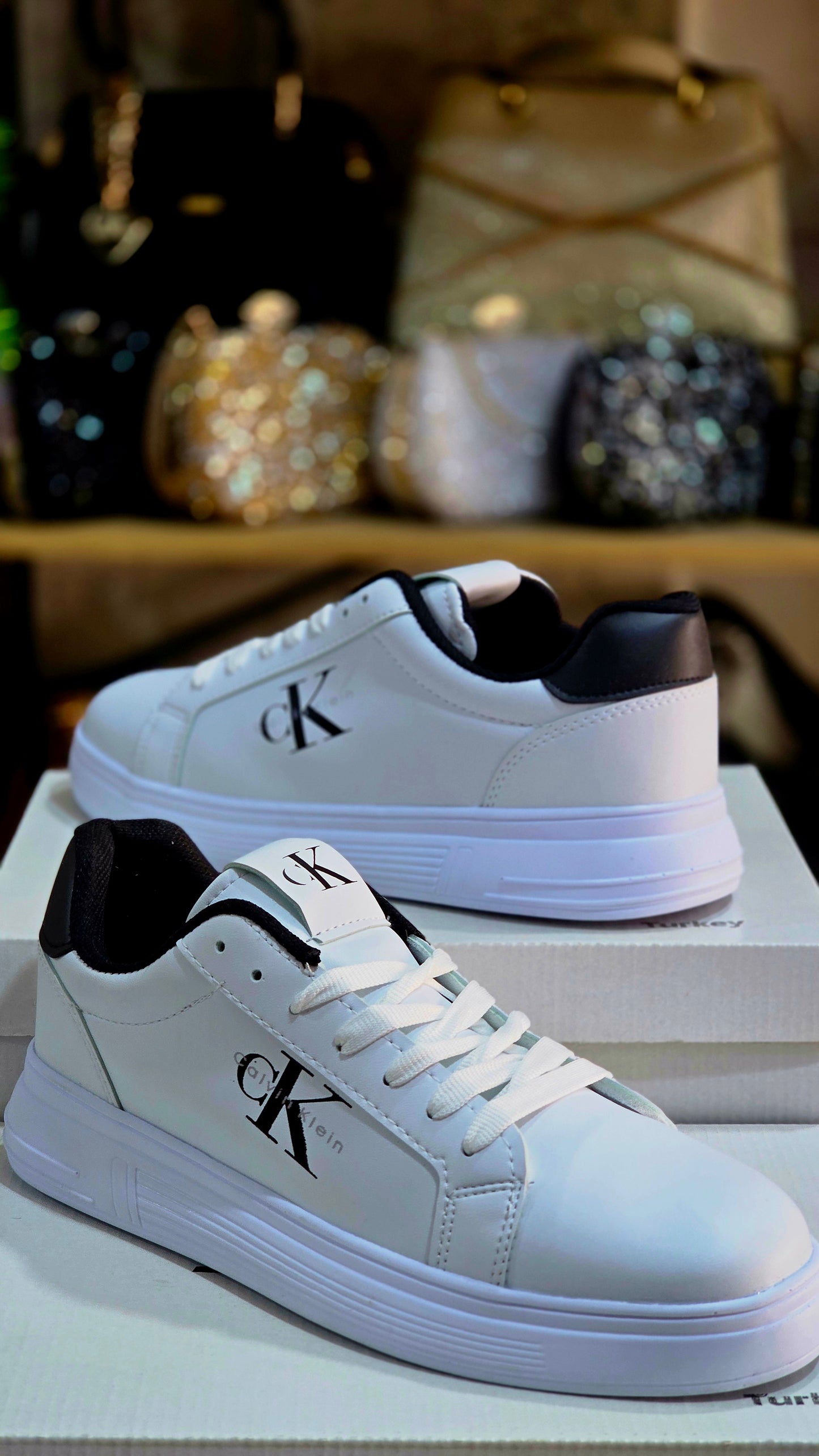 CK Klasik Beyaz Erkek Spor Ayakkabı