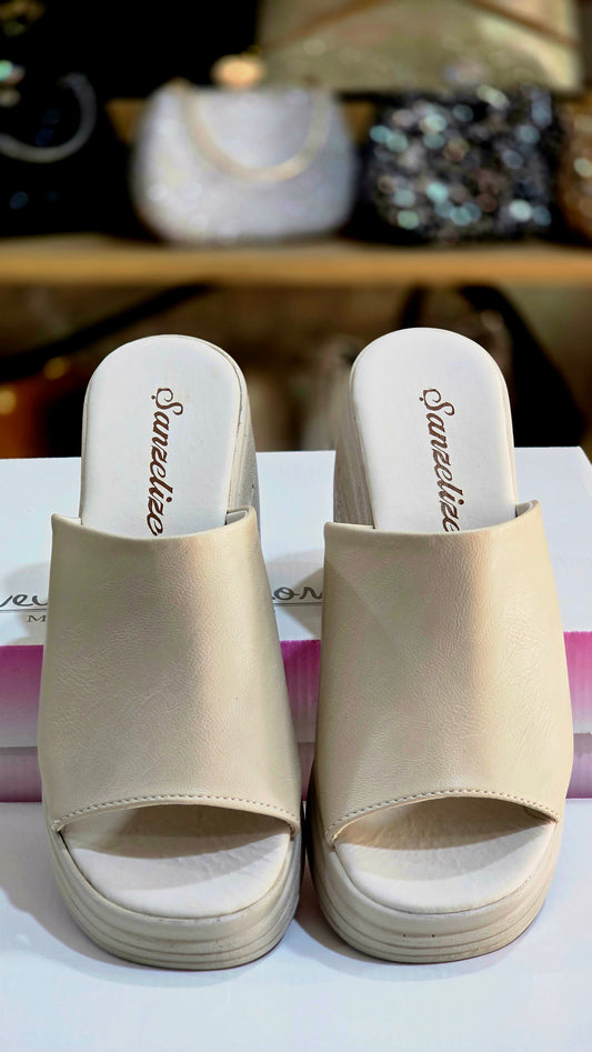 Tek Bant Kalın Topuklu Kadın Ayakkabı