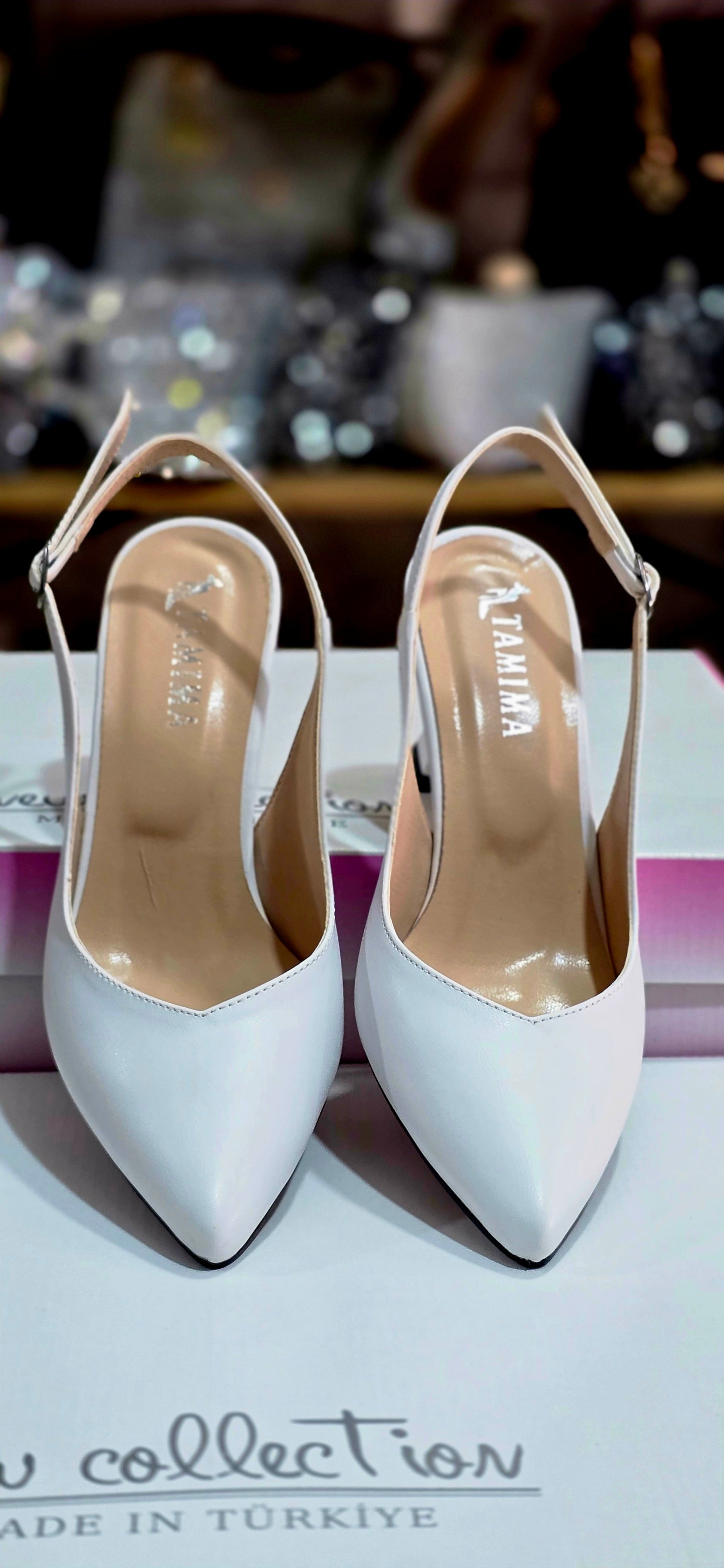 Arkası Açık Zarif Topuklu Ayakkabı