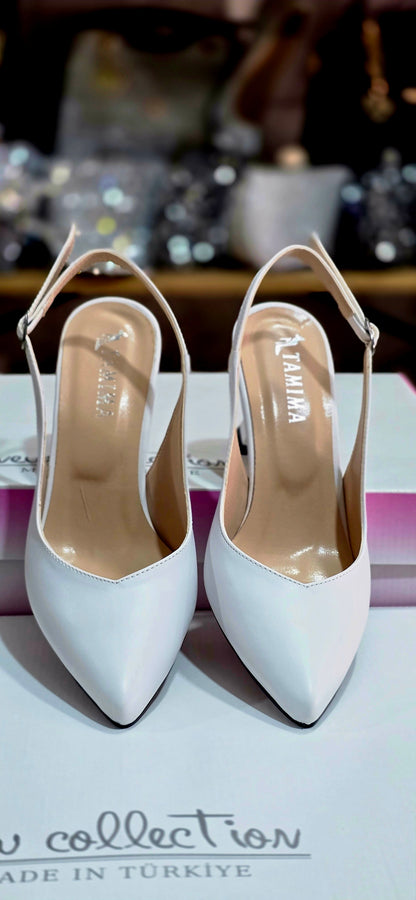 Arkası Açık Zarif Topuklu Ayakkabı