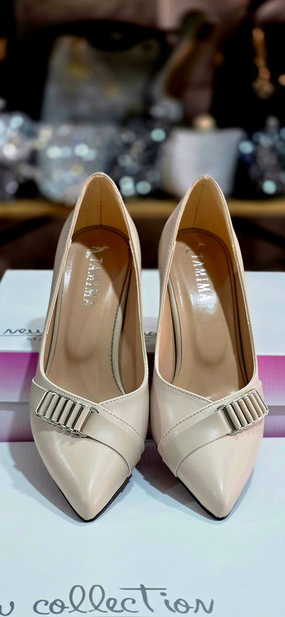 İnce Topuklu Mat Kadın Abiye Ayakkabı