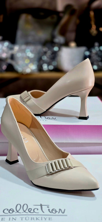Kalın Topuklu Kadın Abiye Ayakkabı