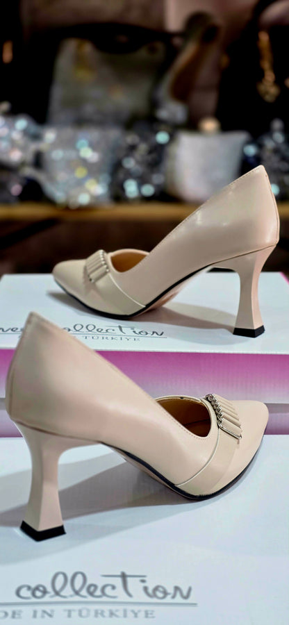 Kalın Topuklu Kadın Abiye Ayakkabı