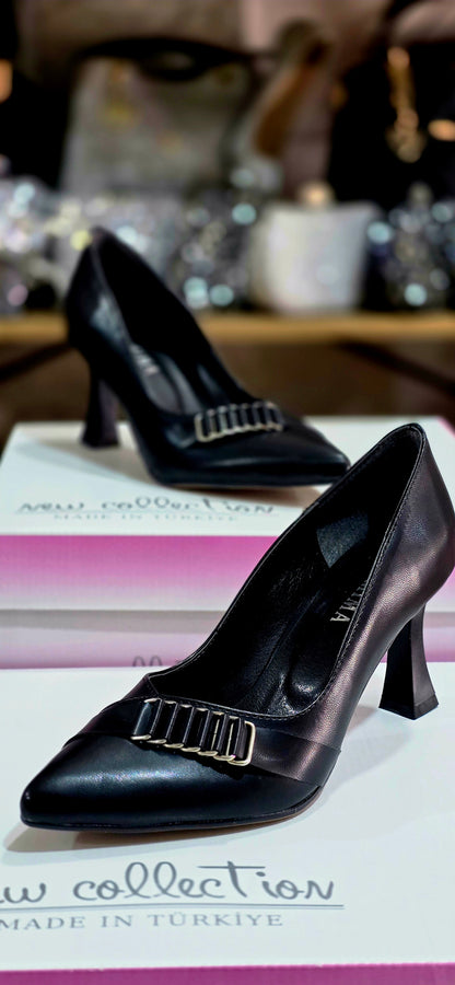 Kalın Topuklu Kadın Abiye Ayakkabı