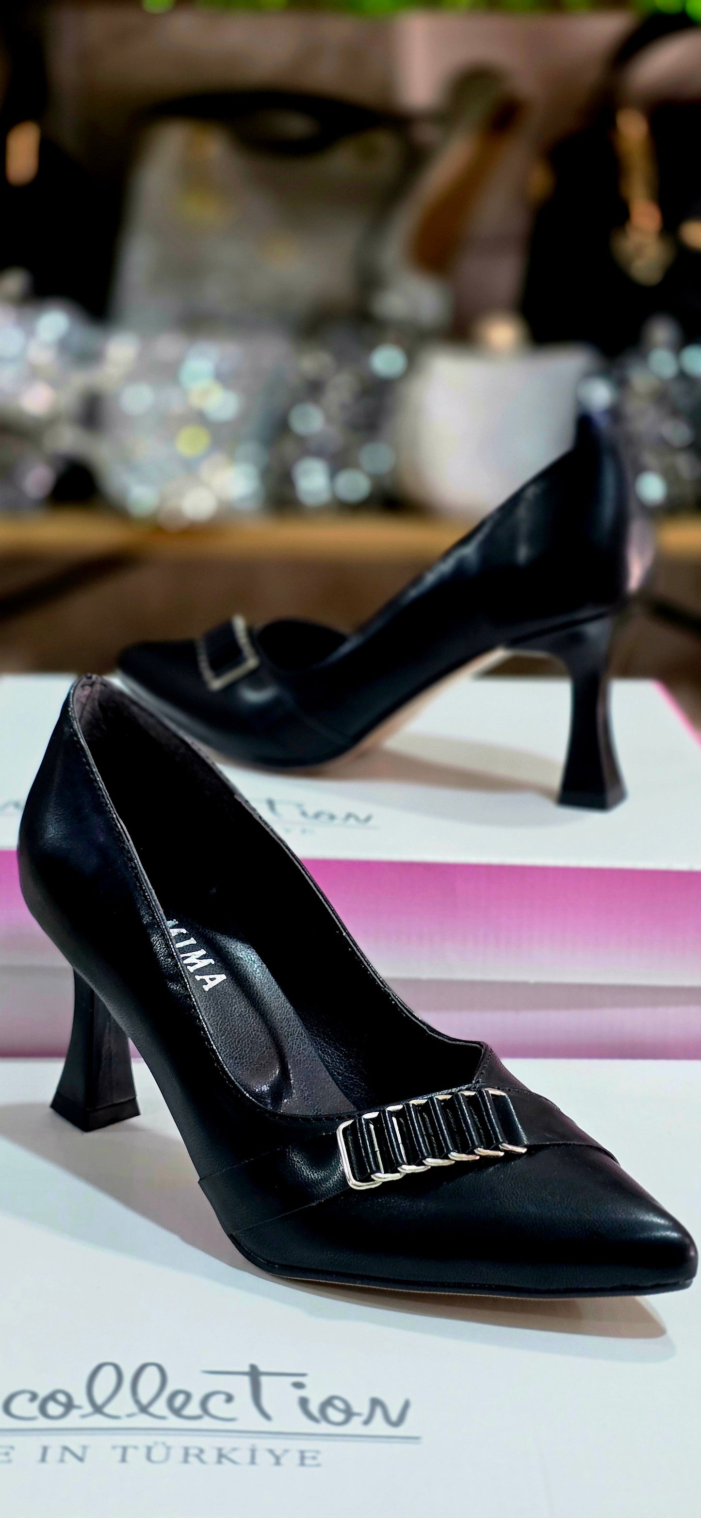 Kalın Topuklu Kadın Abiye Ayakkabı