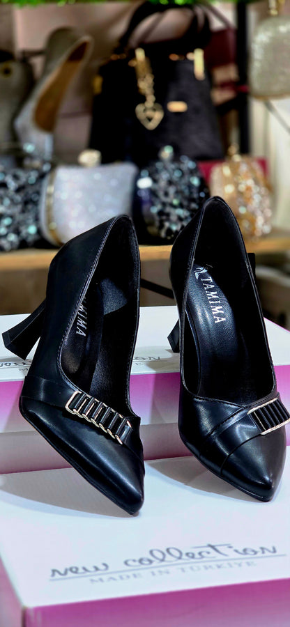 İnce Topuklu Mat Kadın Abiye Ayakkabı