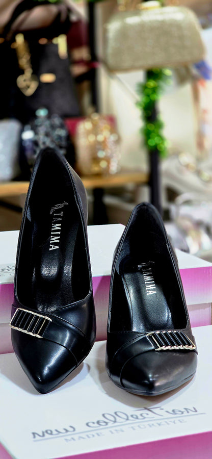 Kalın Topuklu Kadın Abiye Ayakkabı