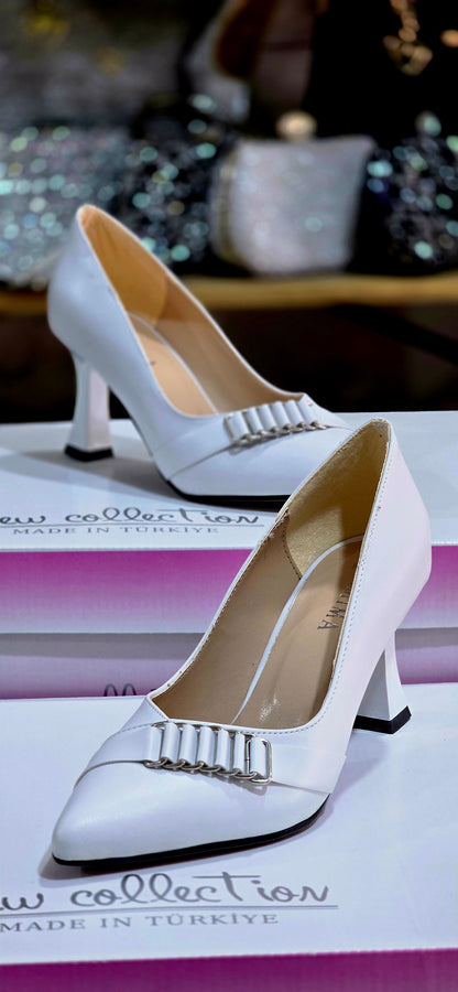 İnce Topuklu Mat Kadın Abiye Ayakkabı