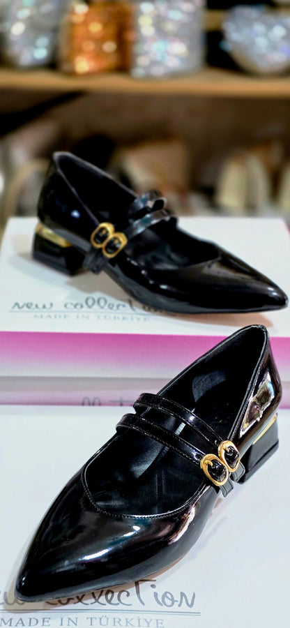 BOUTIQUE MARYJANE Kadın Rugan Kalın Topuklu Mary Jane Günlük & Abiye Ayakkabı