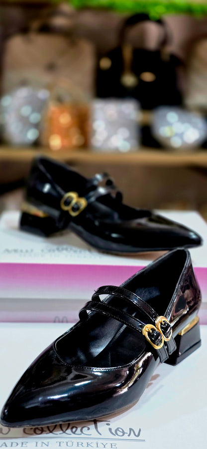 BOUTIQUE MARYJANE Kadın Rugan Kalın Topuklu Mary Jane Günlük & Abiye Ayakkabı