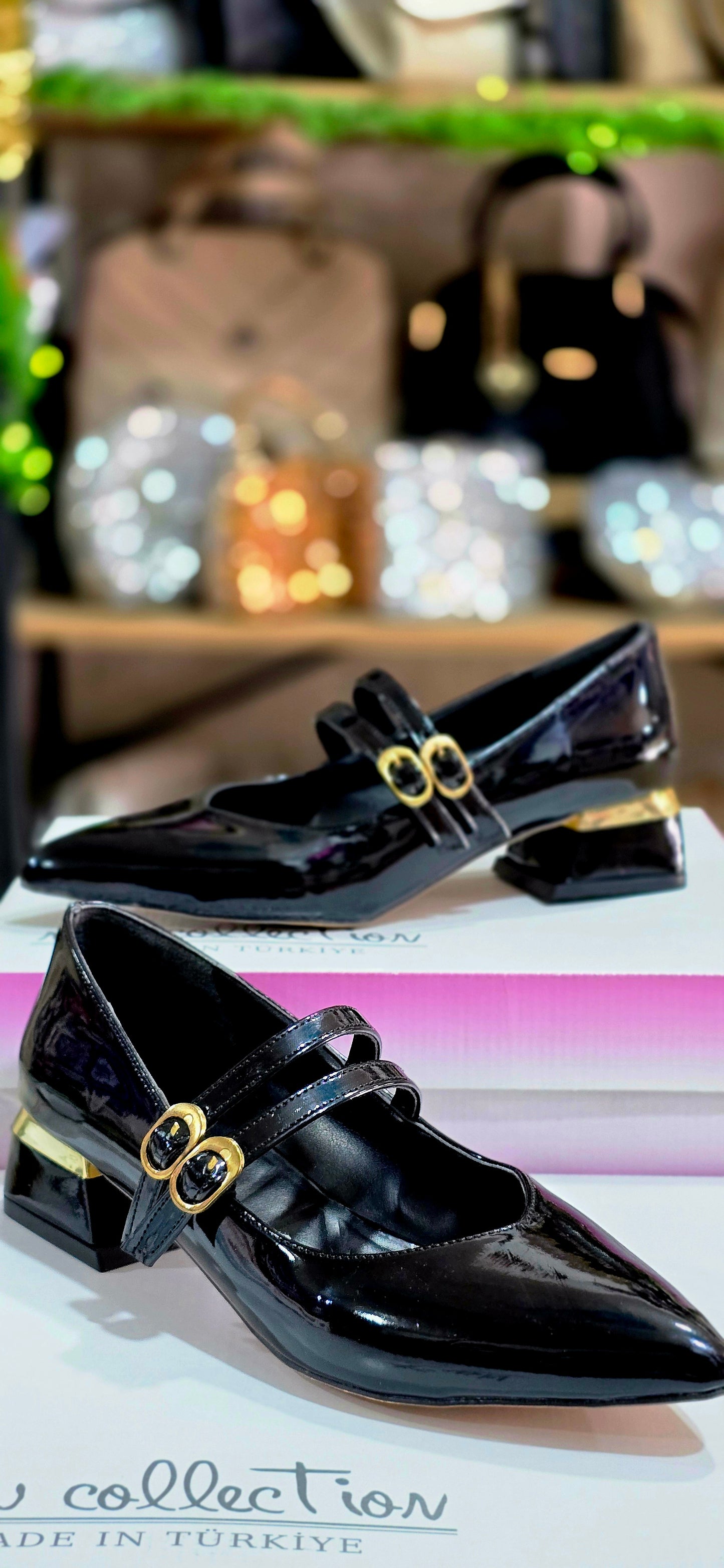 BOUTIQUE MARYJANE Kadın Rugan Kalın Topuklu Mary Jane Günlük & Abiye Ayakkabı