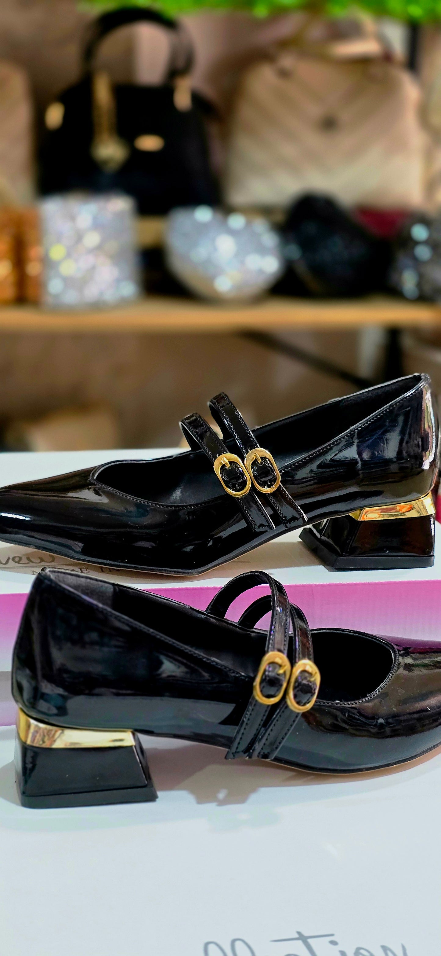 BOUTIQUE MARYJANE Kadın Rugan Kalın Topuklu Mary Jane Günlük & Abiye Ayakkabı