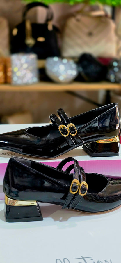 BOUTIQUE MARYJANE Kadın Rugan Kalın Topuklu Mary Jane Günlük & Abiye Ayakkabı