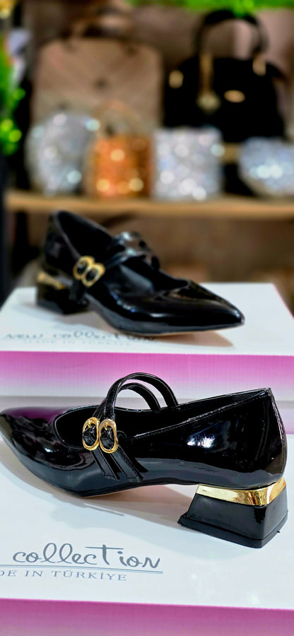 BOUTIQUE MARYJANE Kadın Rugan Kalın Topuklu Mary Jane Günlük & Abiye Ayakkabı