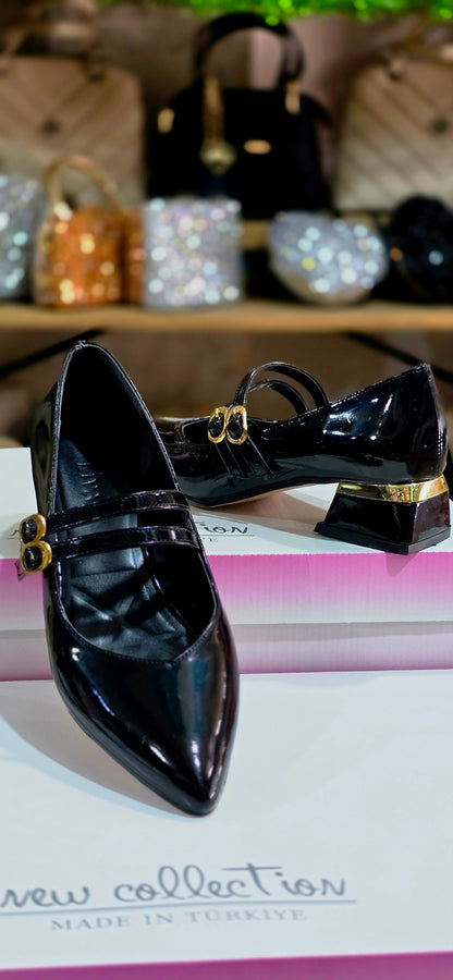 BOUTIQUE MARYJANE Kadın Rugan Kalın Topuklu Mary Jane Günlük & Abiye Ayakkabı